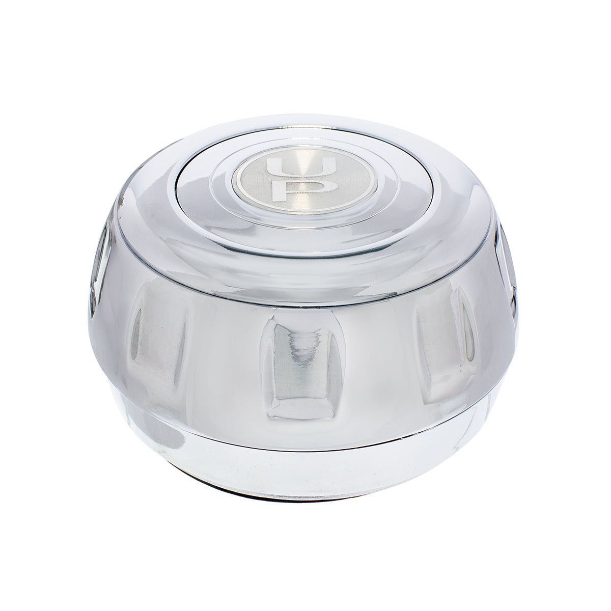 Chrome Steering Wheel Hub & Horn Button Kit For Kenworth (1995-1997) & Peterbilt (1993-1998)