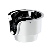 Chrome Cup Holder Insert For Kenworth W900/T800/T600 (2002-2008) & Peterbilt 379/378 (2001-2005)