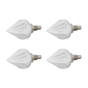 Chrome Spike License Plate Fastener (4-Pack)