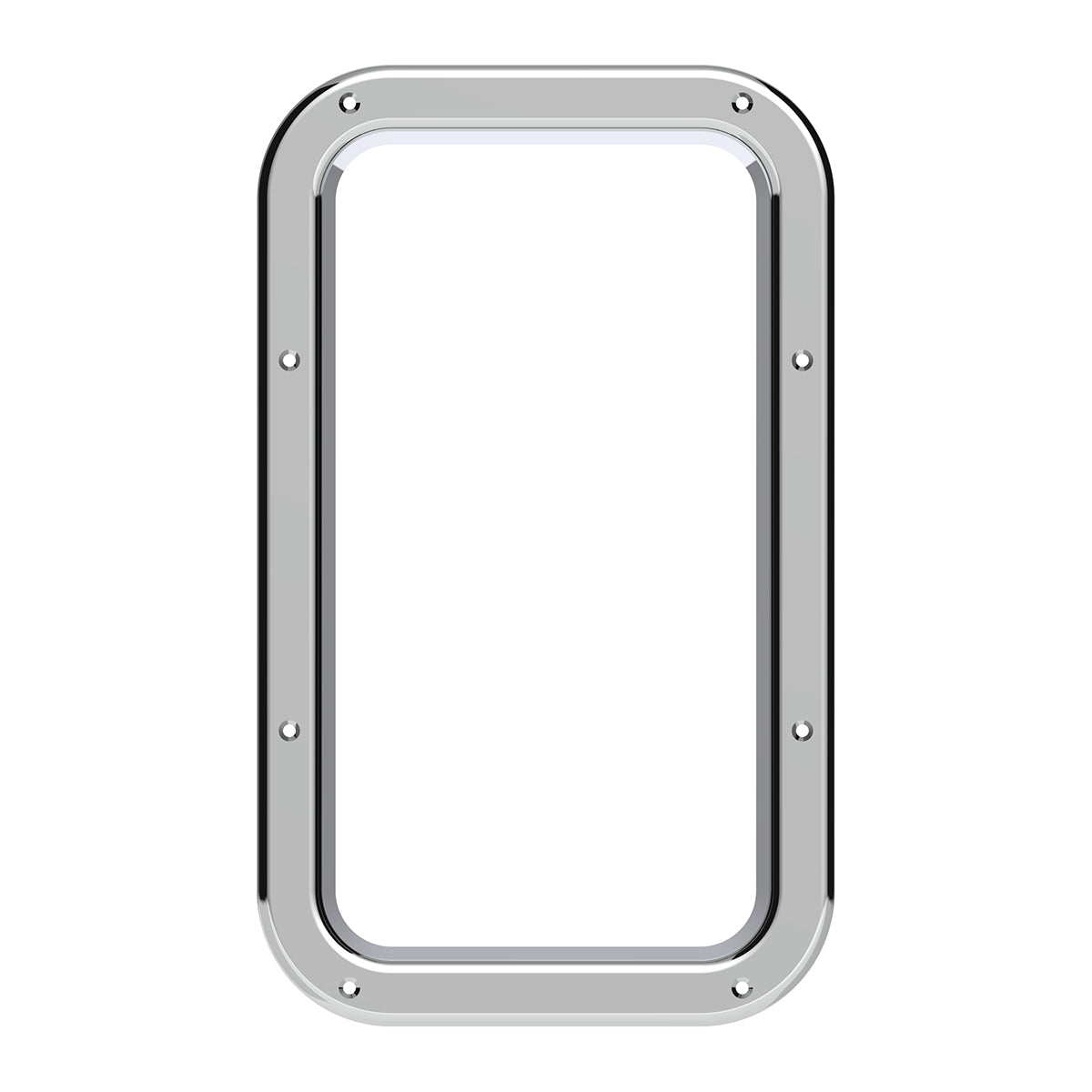 Chrome Interior View Window Trim For Kenworth W900L (1990-2005) And T800 (1986-2005)