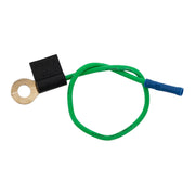 Fusible Link Wire - 14 AWG, Green w/ 5/16" Stud, (1) 10.5" Pc.
