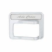 Chrome Rocker Switch Cover For Peterbilt 579 (2013-2019) & 567 (2014-2018)- Axle Cross