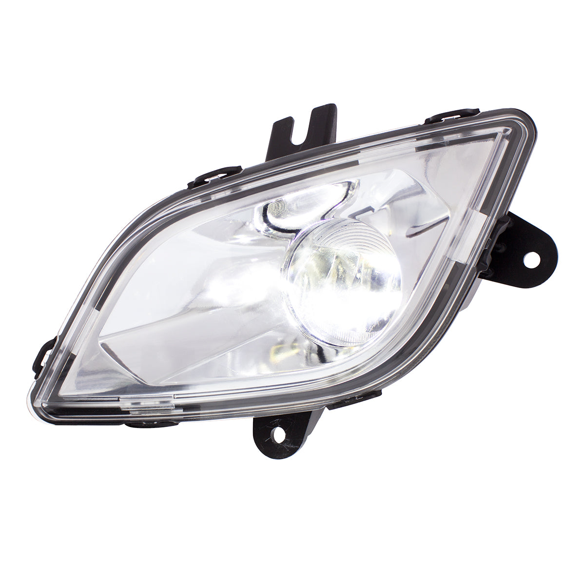Chrome High Power LED Fog Light For 2018-2024 Freightliner Cascadia - Driver