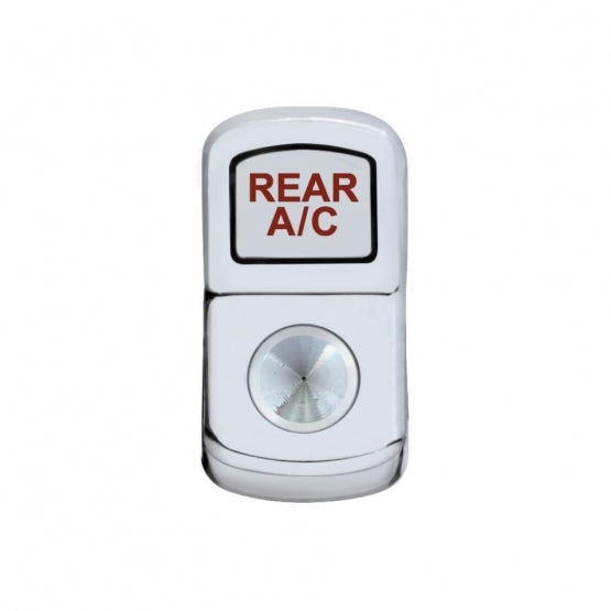 "Rear A/C" Rocker Switch Cover - Indented (Bulk)