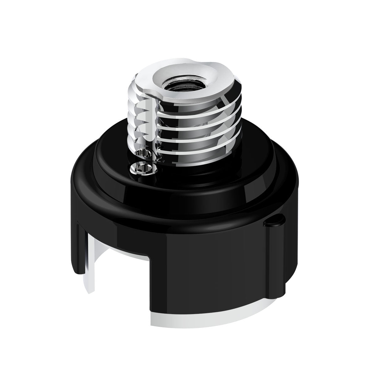 M30X3.5 Thread-On Gearshift Adapter W/LED Mount For Eaton-Fuller 13/15/18 Speed-Candy Black