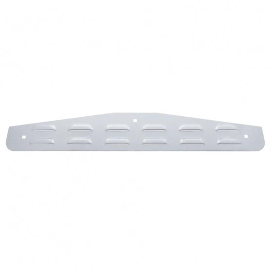 4" X 24" Stainless Louvered Bottom Mud Flap Plate - Bolt Thru