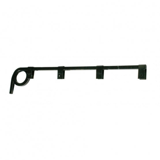 Black Straight Mud Flap Hangers - 1 Coil (Pair)