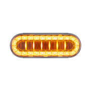 30 LED 6" Oval Lumos Light I-Series (Turn Signal) - Amber LED/Clear Lens