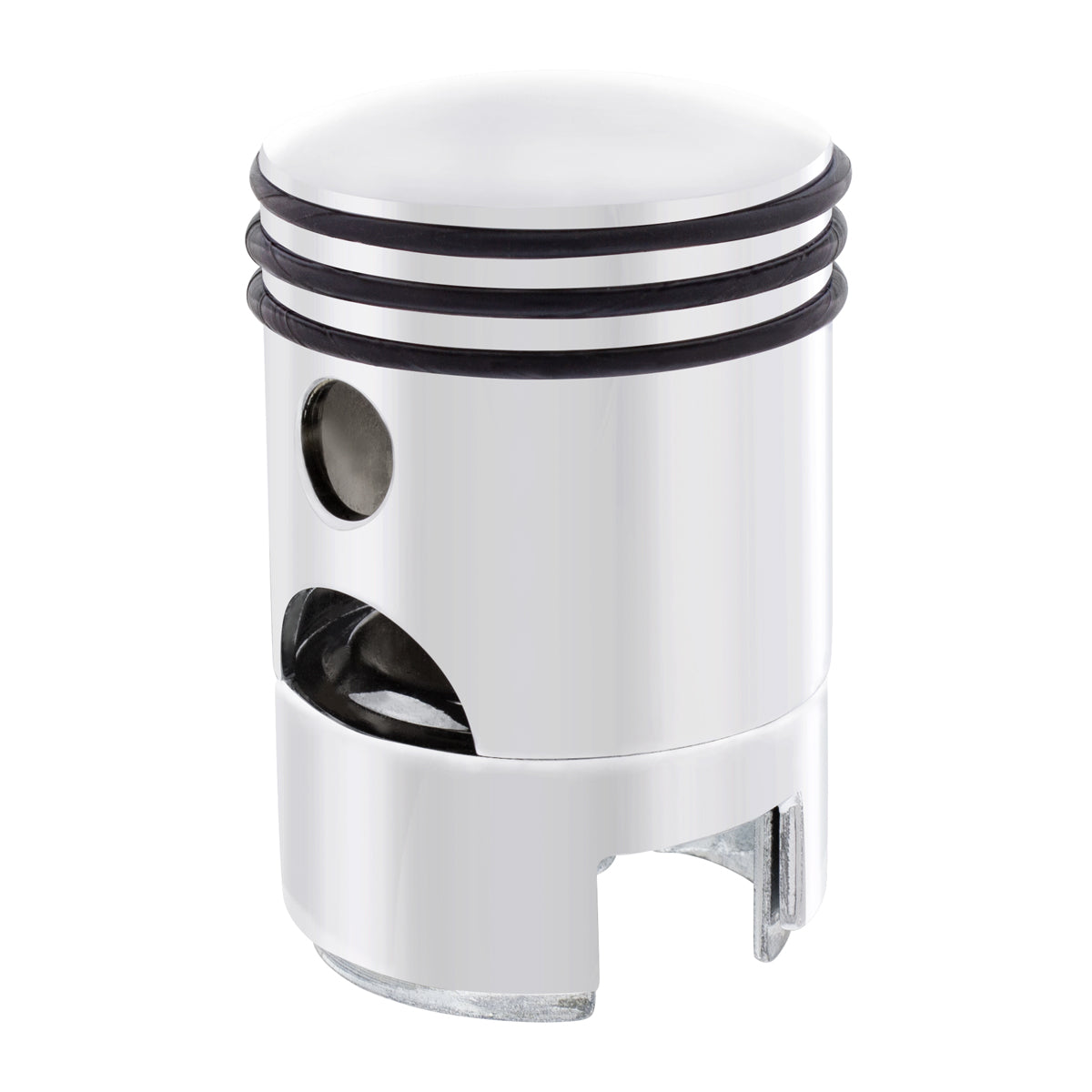 Piston Gearshift Knob With 13/15/18 Speed Adapter - Chrome