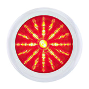 41 LED 1950 Pontiac Style Tail Light With Chrome Bezel & Red Lens
