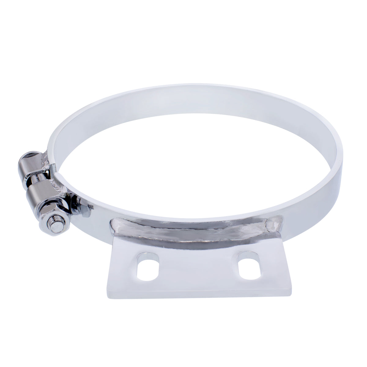 7" Chrome Cab Exhaust Clamp For Peterbilt