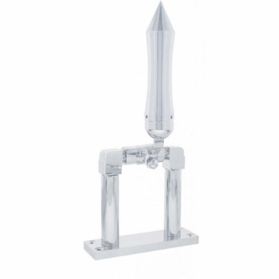 4" Chrome Air Horn Lever Set With "Talladega" Grip