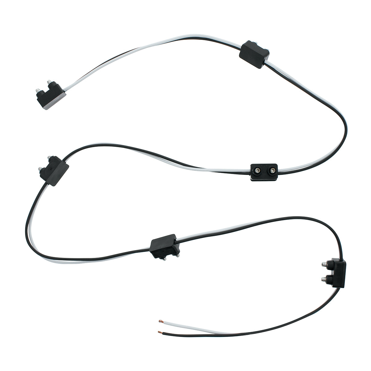 2-Prong Plug Wiring Harness With 6" Lead Between Plugs - 6 Plugs