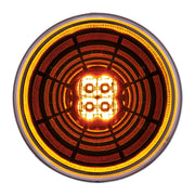 13 LED 4" Round Abyss Light (Turn Signal) - Amber LED/Amber Lens