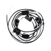 8 Count 2-Prong Male Bullet Plugs 16G Wire Harness - 7" Lead Between Plugs (Bulk)