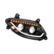 Black LED 86 Headlight For 2018-2025 International LT Truck - Passenger