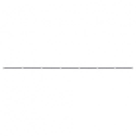94" Stainless Light Bracket With 7X 14 LED 12" Light Bars - Blue LED/Clear Lens