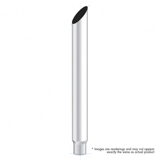7" Mitred Reduce To 5" O.D. Bottom Exhaust - 36" L