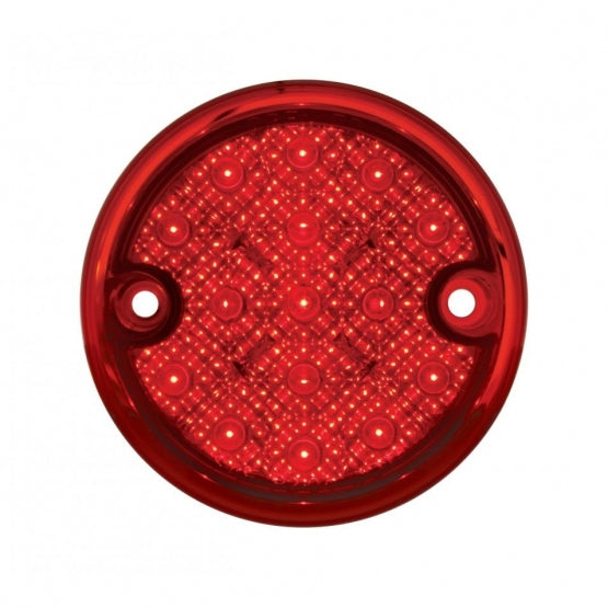 15 LED 3" Reflector Series 3 Light Only for Double Face Housing - Red LED/Red Lens (Bulk)