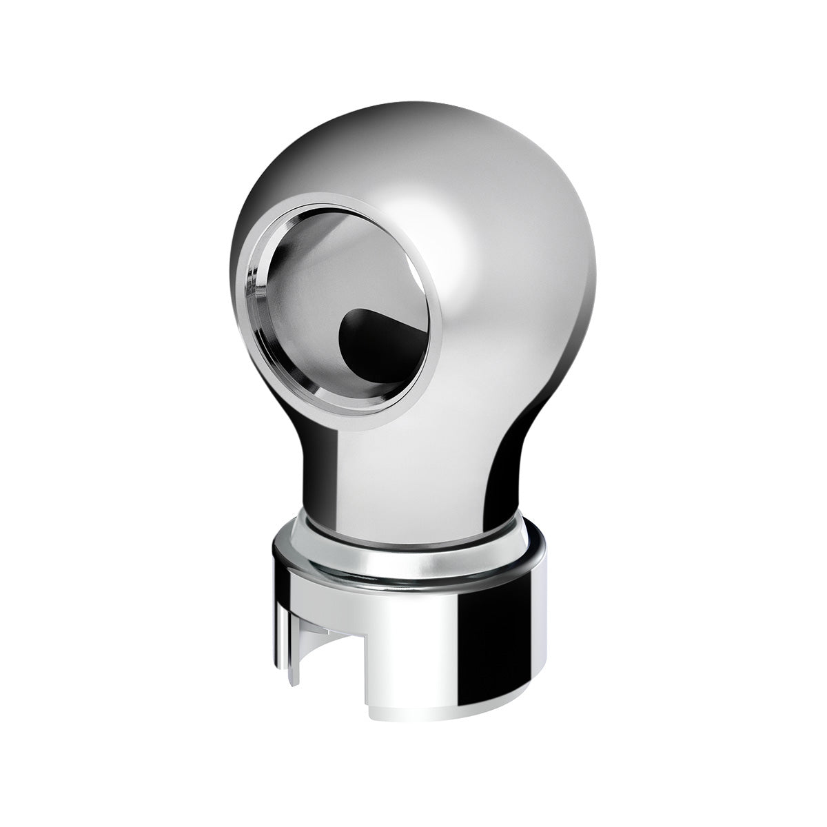 Thread-On Charlotte Style Gearshift Knob With 13/15/18 Speed Adapter-Chrome