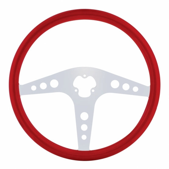 18" Color GT Steering Wheel - Indigo Red