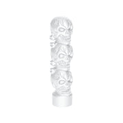 1/2"-13 Thread-On 3 Skull Candy Color Shift Knob-Pearl White
