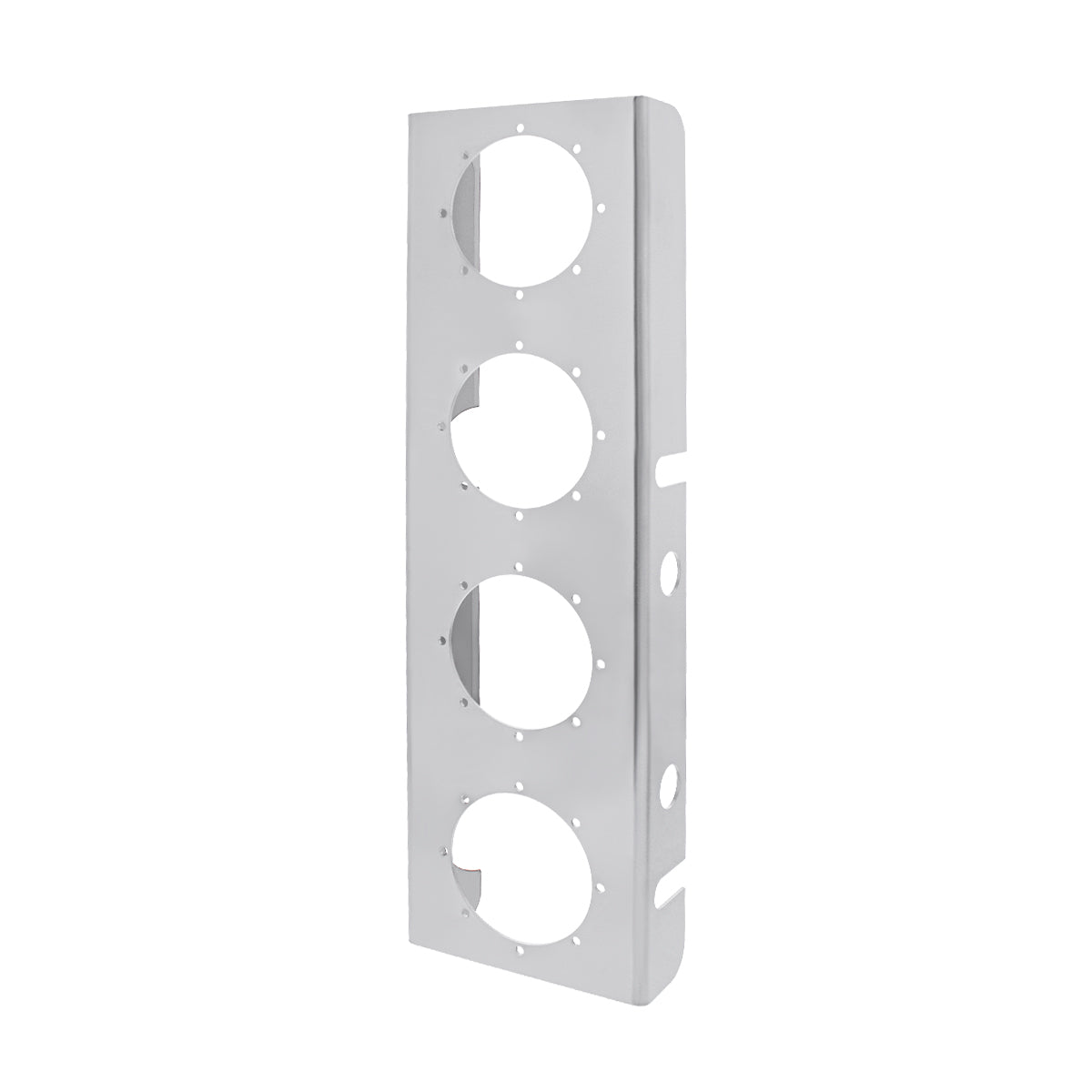 430 Stainless Steel Front Air Cleaner Bracket With Four 2" Round Light Cutouts (Pair)