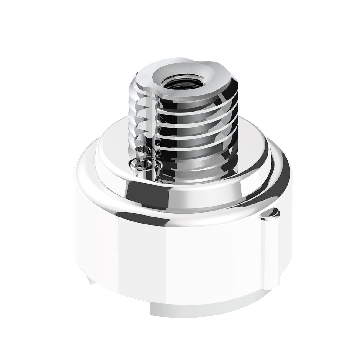 M30X3.5 Thread-On Gearshift Adapter W/LED Mount For Eaton-Fuller 9/10 Speed -Pearl White