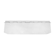 Chrome 2 License Plate Angled Holder With Hinge
