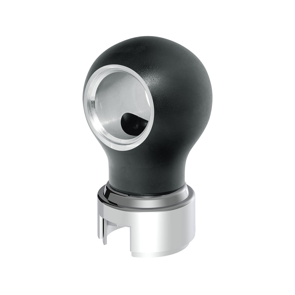 Thread-On Charlotte Style Gearshift Knob With 13/15/18 Speed Adapter-Matte Black