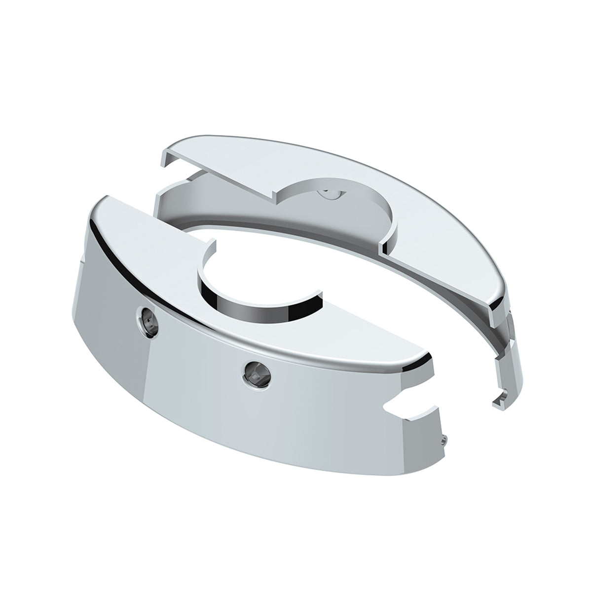 Chrome Plastic Upper Steering Column Cover For 2002-2005 Kenworth W900/T800/T600/T300