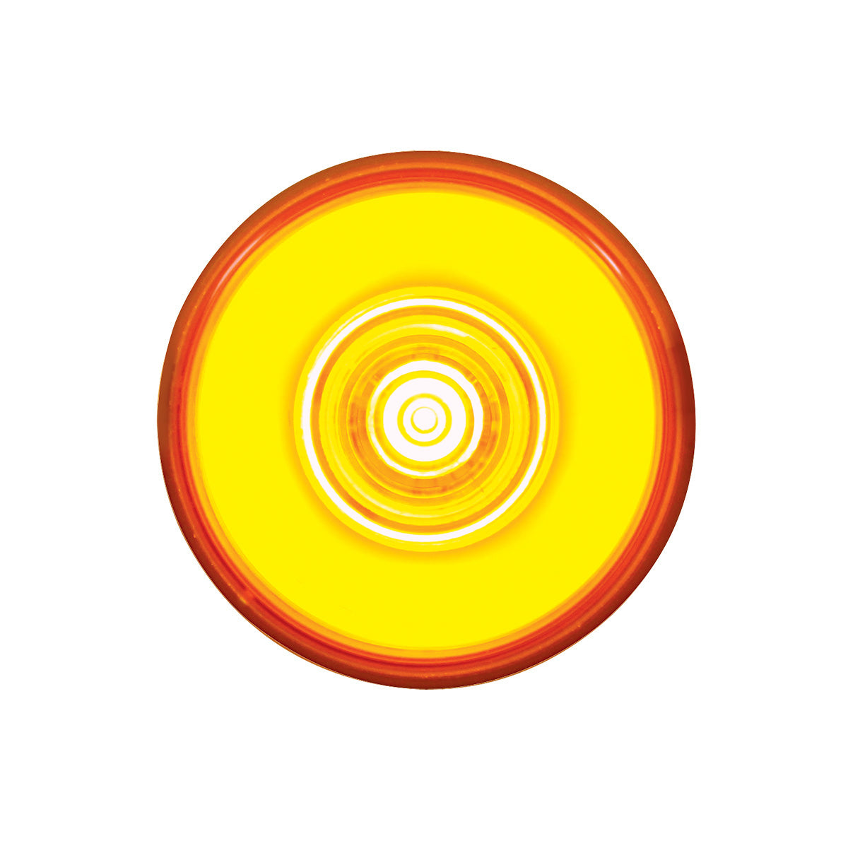 6 LED 2" Round GloLight (Clearance/Marker) - Amber LED/Amber Lens (Bulk)