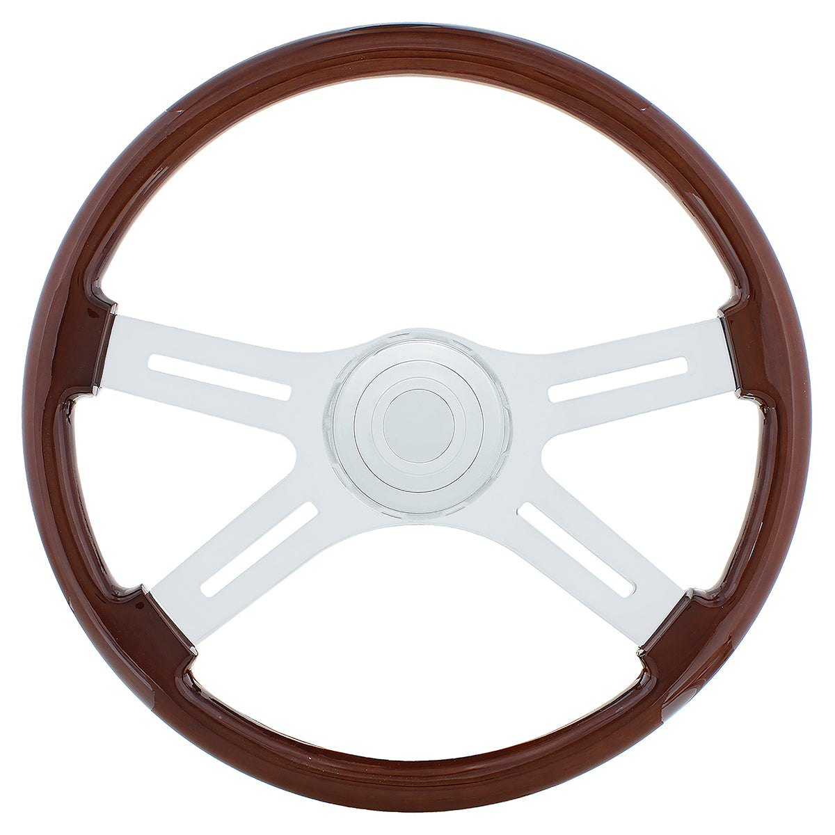 18" 4 Spoke Steering Wheel With Hub & Horn Kit - International