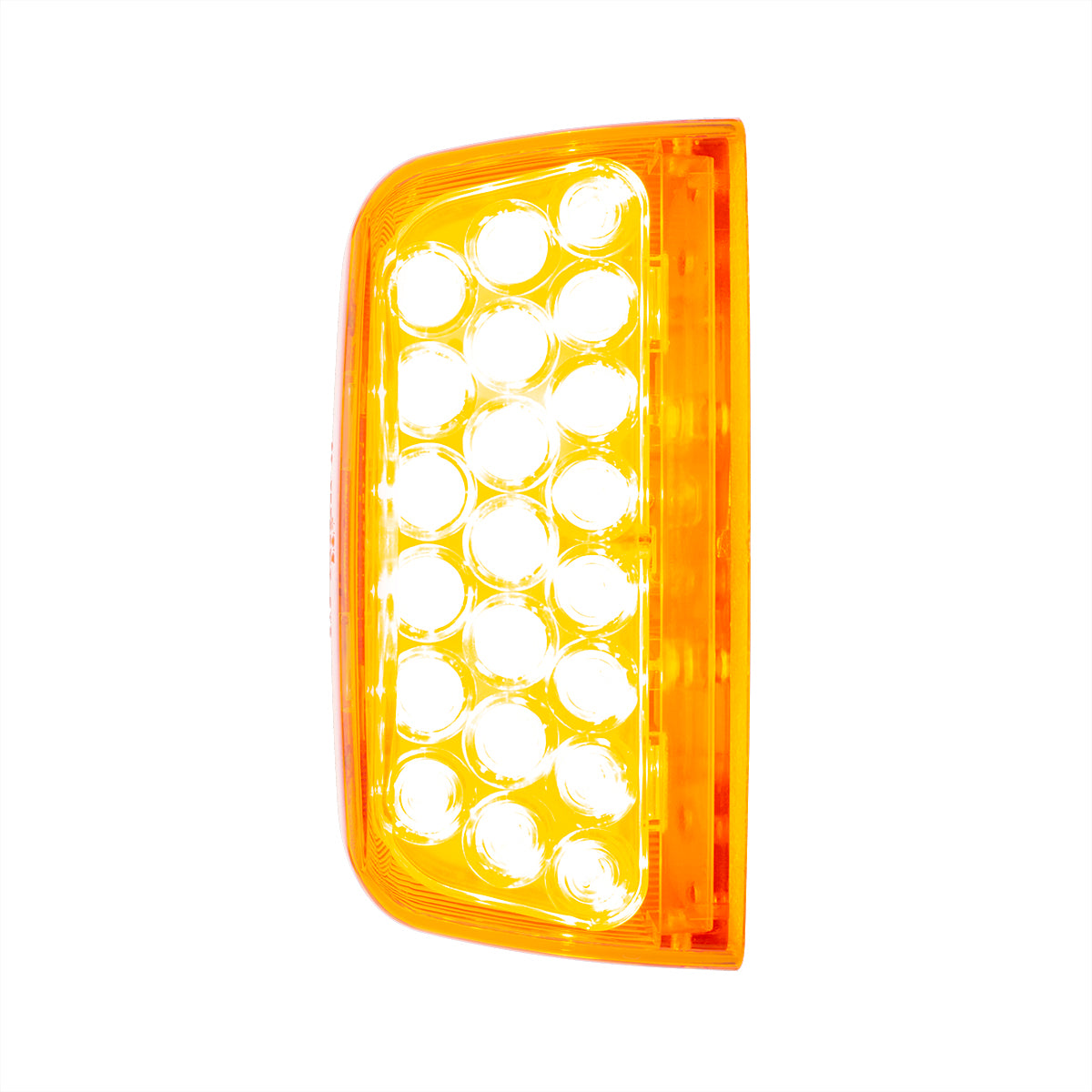 31 LED Turn Signal Light For 1987-2007 Peterbilt 379/378/357  - Amber LED/Amber Lens