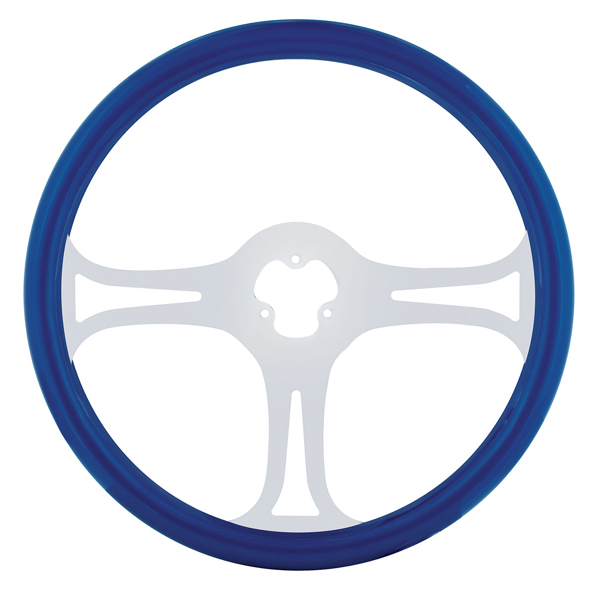 18" Color Blade Steering Wheel - Electric Blue