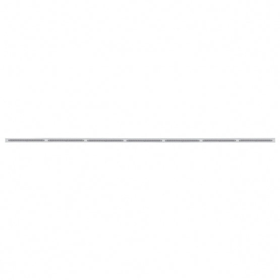 94" Stainless Light Bracket With 7X 14 LED 12" Light Bars - White LED/Clear Lens