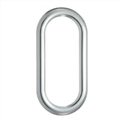Stainless Steel Oval Window Trim With Sealant Adhesive For Peterbilt