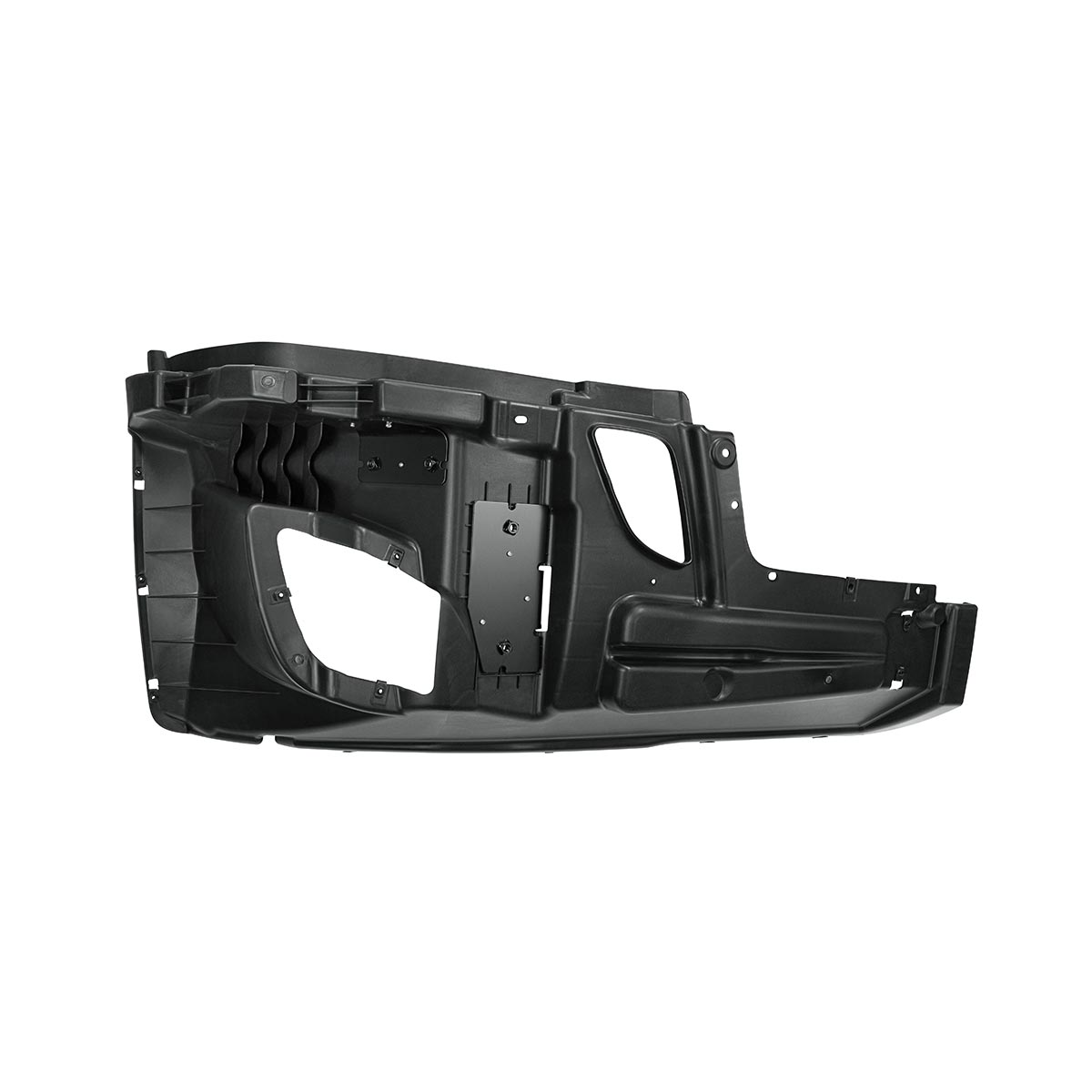 Bumper Reinforcement With Fog Light & Wheel Aero Trim Holes For 2018-2024 Freightliner Cascadia - Passenger