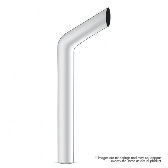 7" Bull Plain Bottom Exhaust - 96" L