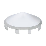 Universal Stainless Pointed Front Hubcap - 1" Lip