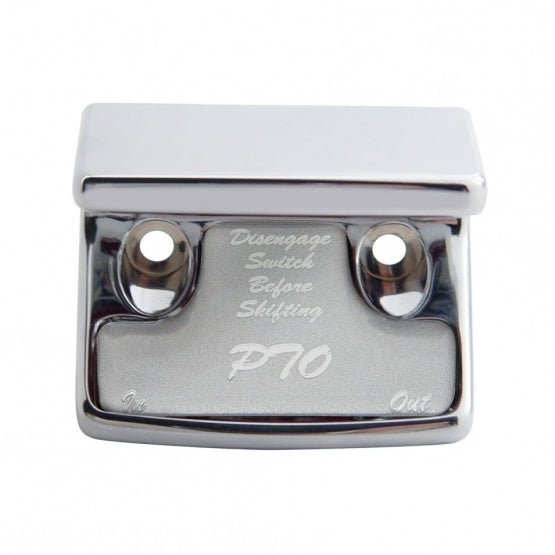 "PTO" Switch Guard With Silver Sticker