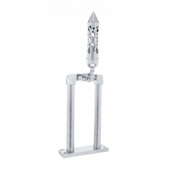 9" Chrome Air Horn Lever Set With Daytona Grip