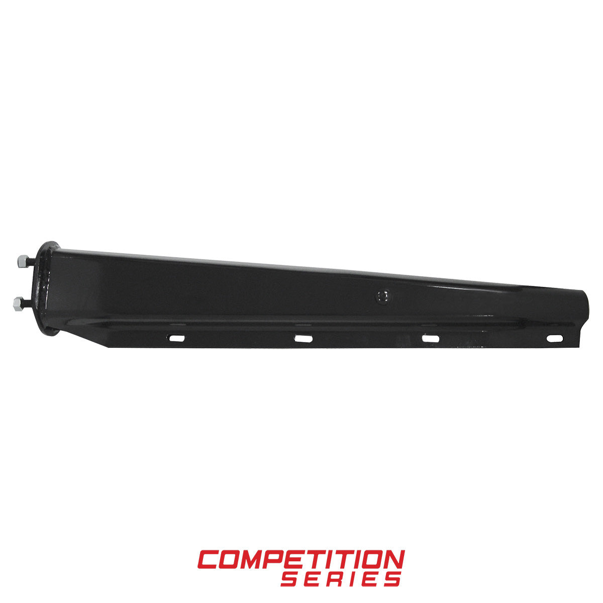 30" Black Heavy Duty Mud Flap Hangers - 2.5" Bolt Pattern - Competition Series (Pair)