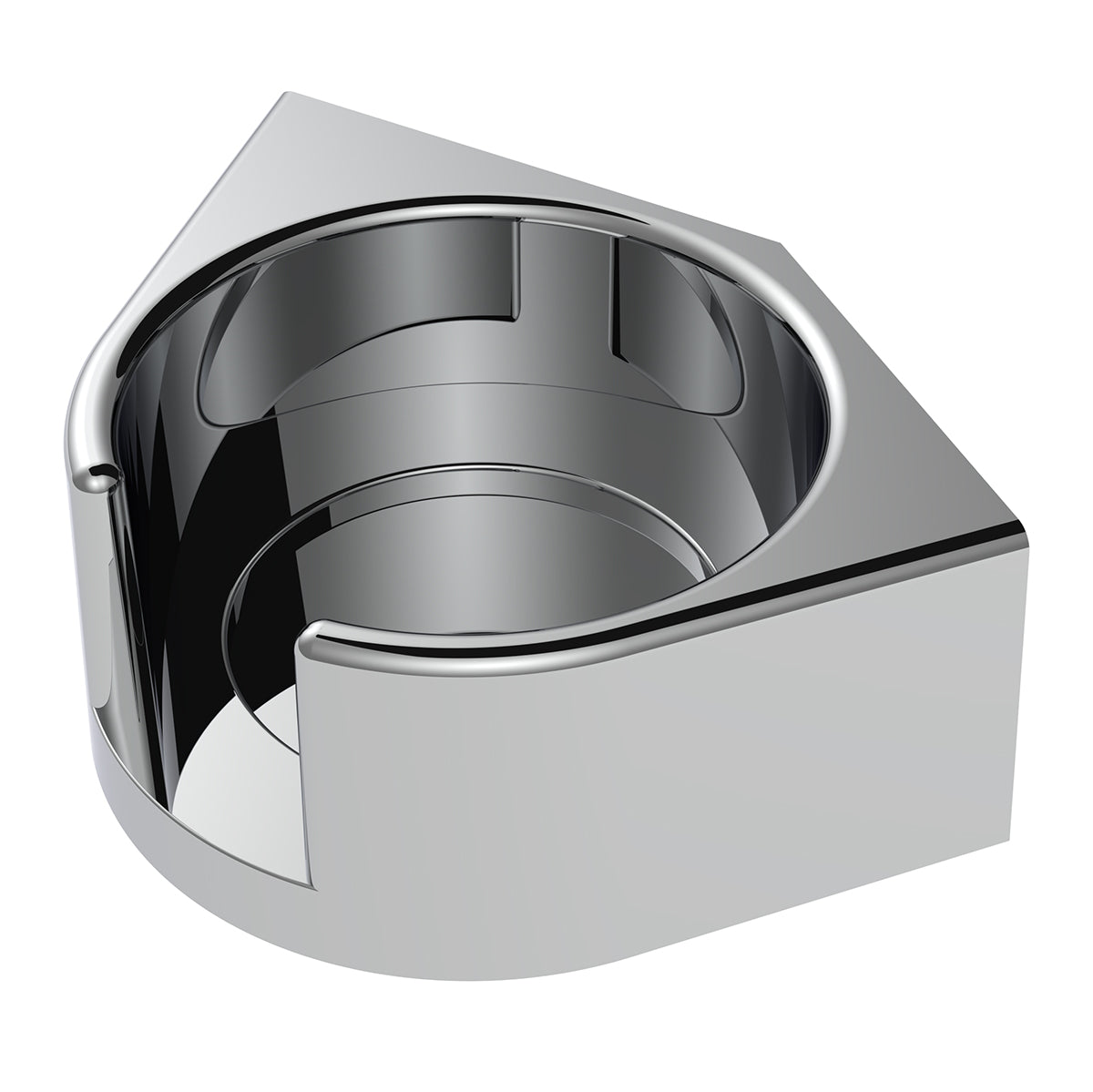 Chrome Plastic Cup Holder For 1986 & Up Freightliner Classic & FLD - Driver