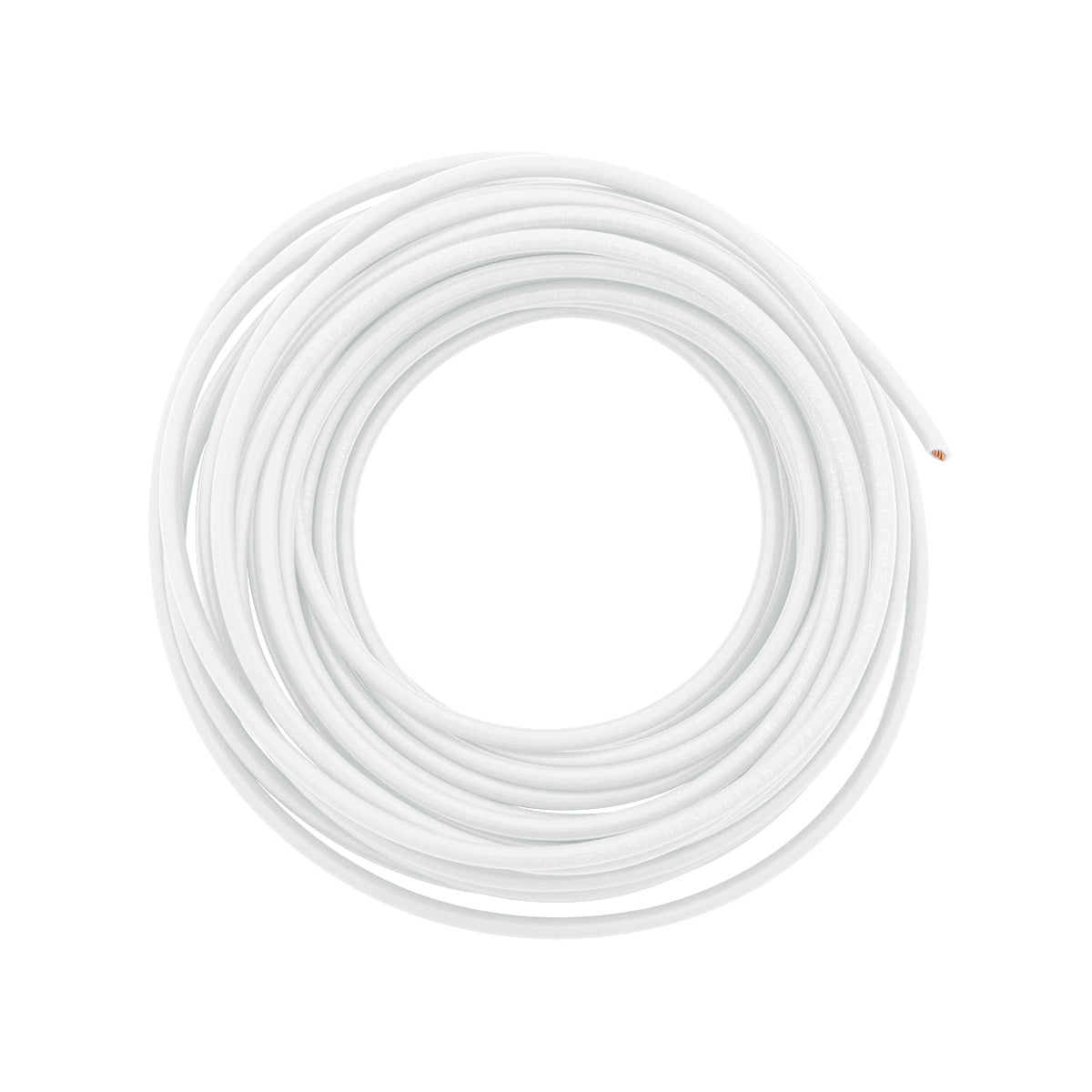 Primary Wire - Rated 80°C 16 AWG, White 20 Ft.