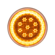 33 LED 4" Round Lumos Light S-Series (Turn Signal) - Amber LED/Clear Lens