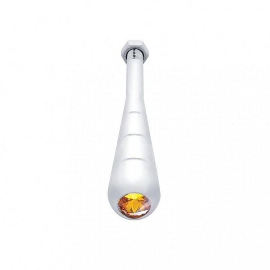 4-3/4" Steering Column Tilt Handle With Amber Crystal