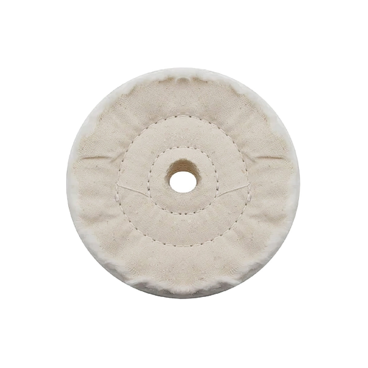 3" White Soft Muslin Buff - 5/8" Arbor