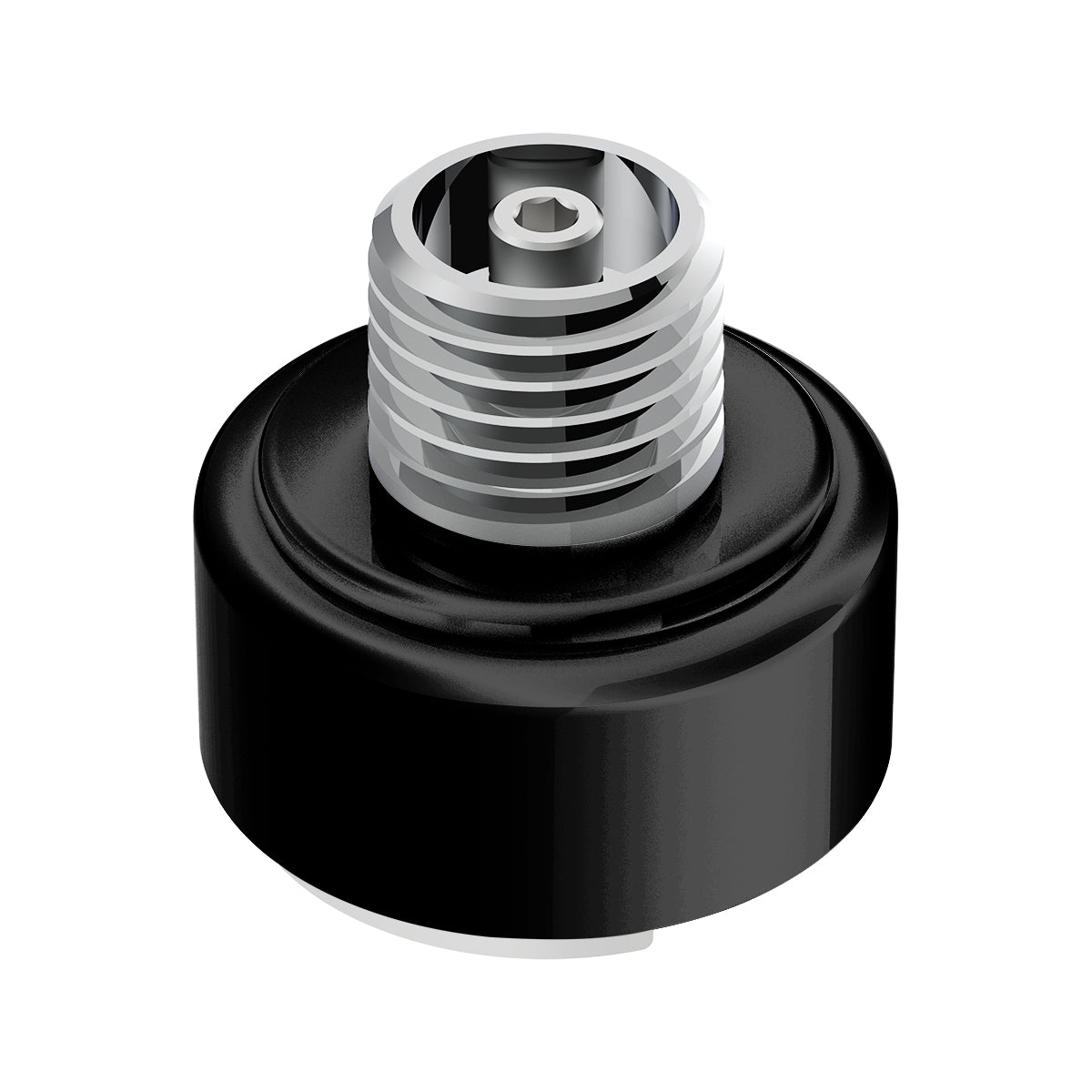 M30X3.5 Thread-On Shift Knob Mounting Adapter For Eaton Fuller Style 9/10 Shifter- Candy Black