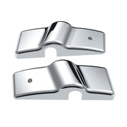 Chrome Plastic Bottom Mirror Post Cover Set For 1996-2010 Freightliner Century (Pair)